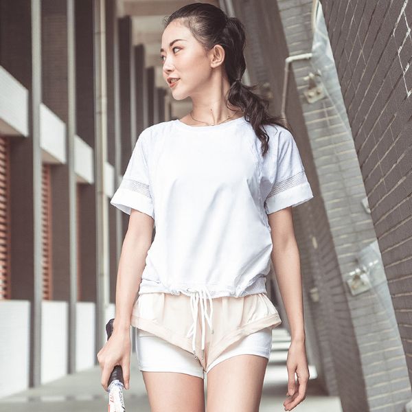new women yoga mesh breathable quick-dry sport t-shirts fitness quick-dry short sleeve gym workout cotton high quality, White;red
new women yoga mesh breathable quick-dry sport t-shirts fitness quick-dry short sleeve gym workout cotton high quality, White;red