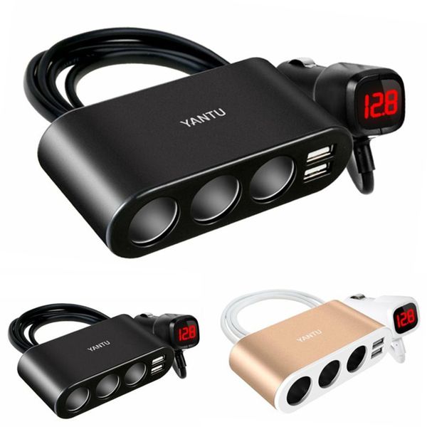 12v 24v 3.1a 3in1 car cigarette lighter socket splitter plug converter dual usb charger power socket adapter voltage monitor
12v 24v 3.1a 3in1 car cigarette lighter socket splitter plug converter dual usb charger power socket adapter voltage monitor