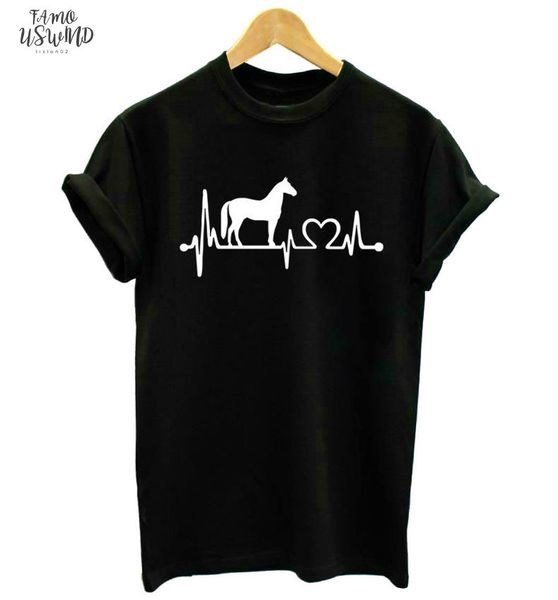 horse heartbeat line print women tshirt letter casual funny t shirt for lady girl tee hipster tumblr female tshirt, White
horse heartbeat line print women tshirt letter casual funny t shirt for lady girl tee hipster tumblr female tshirt, White
