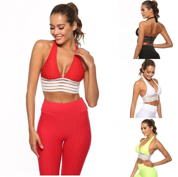 2020 leisure bralette brassiere sport women fitness femme underwear jacquard fabric yoga gym bra multicolor women's clothing, White;black
2020 leisure bralette brassiere sport women fitness femme underwear jacquard fabric yoga gym bra multicolor women's clothing, White;black