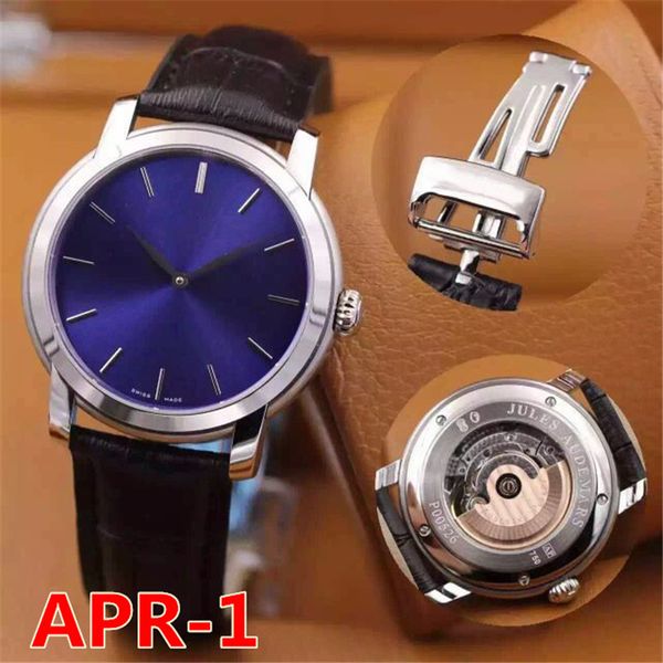 Hot sale Luxury watch swiss Automatic Mechanical Mens Watch 42mm Wristwatches Stainless Steel Case Leather Strap Orologio di Lusso
Hot sale Luxury watch swiss Automatic Mechanical Mens Watch 42mm Wristwatches Stainless Steel Case Leather Strap Orologio di Lusso