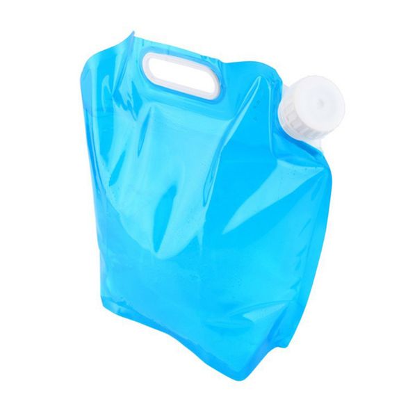5l/10l pe water bag for portable folding water storage bags for outdoor camping hiking survival hydration water bags