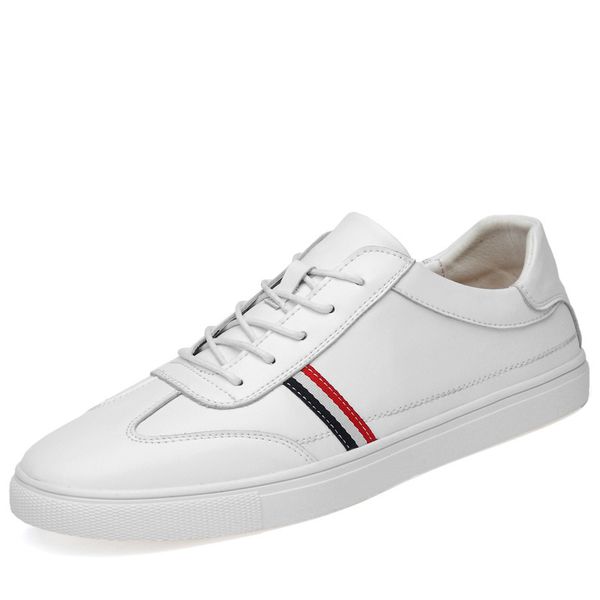 2019 four seasons new style men genuine leather white shoes korean-style daily life classic sneakers casual shoes men, Black
2019 four seasons new style men genuine leather white shoes korean-style daily life classic sneakers casual shoes men, Black