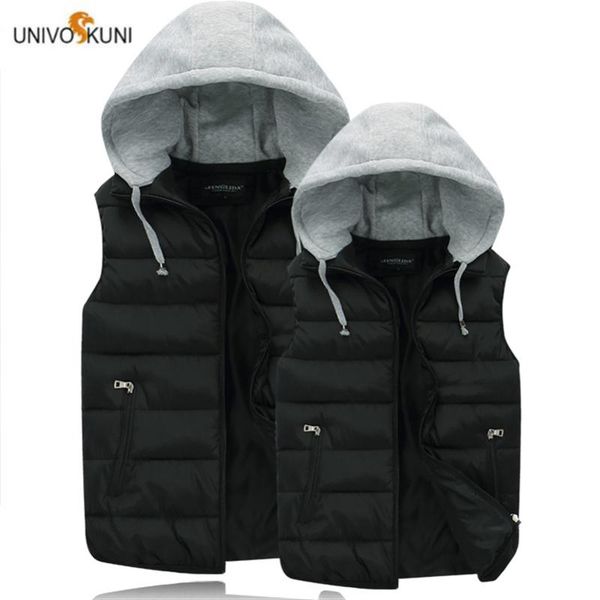 univos kuni 2019 men warm vest couple wild brand autumn winter women fashion street hooded soild color big size 4xl j605, Black;white
univos kuni 2019 men warm vest couple wild brand autumn winter women fashion street hooded soild color big size 4xl j605, Black;white