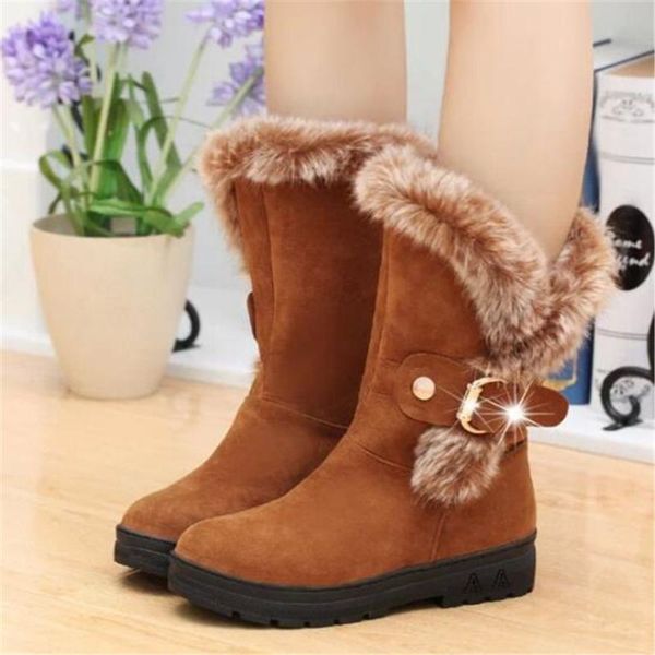 winter women boots casual warm fur mid-calf boots shoes women slip-on round toe wedges snow fur shoes botas mujer y378, Black
winter women boots casual warm fur mid-calf boots shoes women slip-on round toe wedges snow fur shoes botas mujer y378, Black