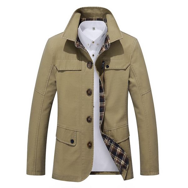 men winter autumn business casual cotton trench coat jacket men brand new classic washed pockets safari style trench jackets, Black;brown
men winter autumn business casual cotton trench coat jacket men brand new classic washed pockets safari style trench jackets, Black;brown
