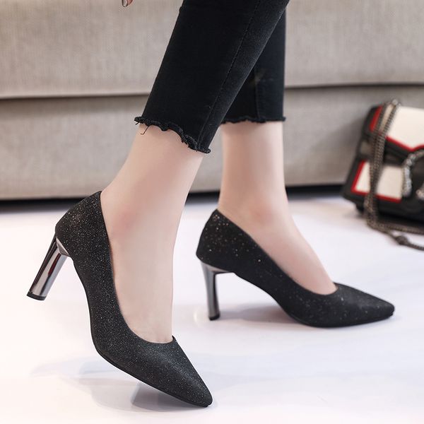 2019 gold silver high heels pumps fashion women high heels shoes spring autumn woman bling stiletto party wedding shoes, Black
2019 gold silver high heels pumps fashion women high heels shoes spring autumn woman bling stiletto party wedding shoes, Black
