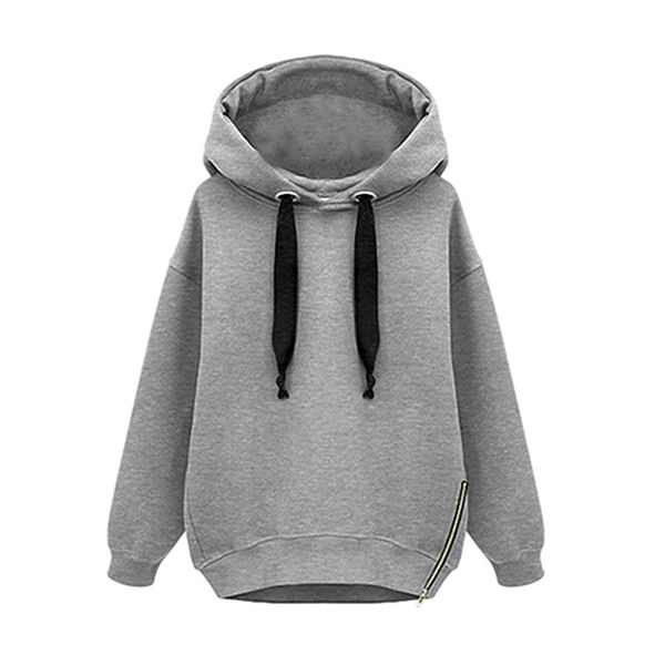 fashion autumn winter women sweatshirt solid color pullover long sleeves hoodies side zipped lady girl loose casual tc21, Black
fashion autumn winter women sweatshirt solid color pullover long sleeves hoodies side zipped lady girl loose casual tc21, Black
