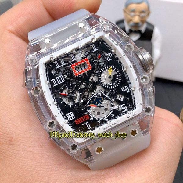 r version rm 011-fm transparent case skeleton dial japan miyota automatic movement rm011 mens watch rubber strap sport designer watches, Slivery;brown
r version rm 011-fm transparent case skeleton dial japan miyota automatic movement rm011 mens watch rubber strap sport designer watches, Slivery;brown