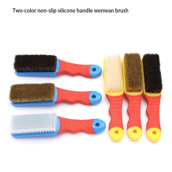 9pcs two-color non-slip silicone handle wenwan brush household cleaning polished pigtail nano silk brush
9pcs two-color non-slip silicone handle wenwan brush household cleaning polished pigtail nano silk brush