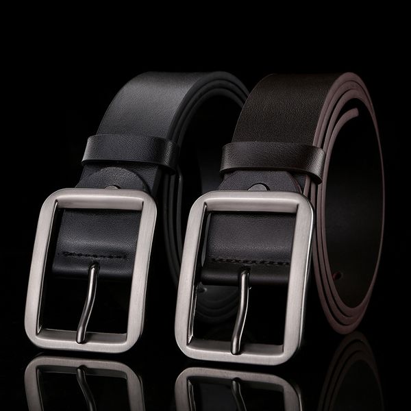 men belt cow genuine leather strap male belts for men new fashion classice vintage pin buckle, Black;brown
men belt cow genuine leather strap male belts for men new fashion classice vintage pin buckle, Black;brown