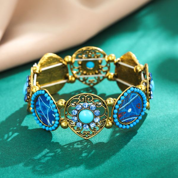 vintage water drop style hollow with colorful beads elastic band bracelet hollow acrylic bangle for women men jewelry, Black
vintage water drop style hollow with colorful beads elastic band bracelet hollow acrylic bangle for women men jewelry, Black