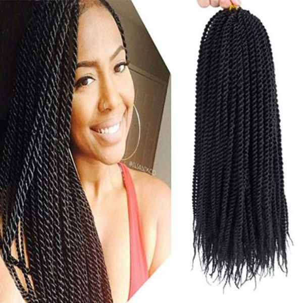box braid вязание крючком косы наращивание волос синтетическое плетение волос канекалон для черных или белых женщин 30roots / pack 2 # темно, Black
box braid вязание крючком косы наращивание волос синтетическое плетение волос канекалон для черных или белых женщин 30roots / pack 2 # темно, Black