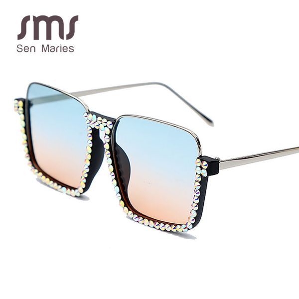 sunglasses sen maries diamond square women fashion clear lens crystal frame gradient blue tea elegant female eyewear uv400 ch01
sunglasses sen maries diamond square women fashion clear lens crystal frame gradient blue tea elegant female eyewear uv400 ch01