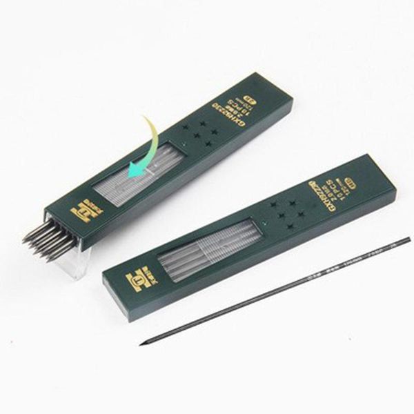 For Mechanical Pencil And Compasses 10pcs/set 2.0 Pencil Lead Core /2b Refill 120mm