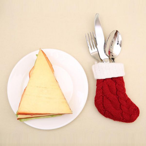 cute knitted christmas stockings socks christmas cutlery holder knife fork cover bags decoration for home
cute knitted christmas stockings socks christmas cutlery holder knife fork cover bags decoration for home