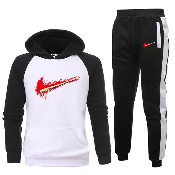 casual fashion sports brand new sports hoodie tracksuit fitness running jogging tracksuit suit + pantsuit, Black;blue
casual fashion sports brand new sports hoodie tracksuit fitness running jogging tracksuit suit + pantsuit, Black;blue