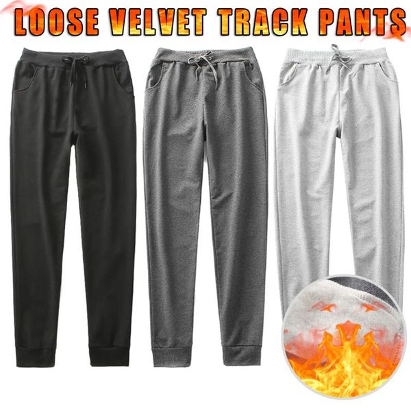 men autumn winter casual sports pants men's casual loose long trousers slim up solid color warm pants pantalones hombre, Black
men autumn winter casual sports pants men's casual loose long trousers slim up solid color warm pants pantalones hombre, Black