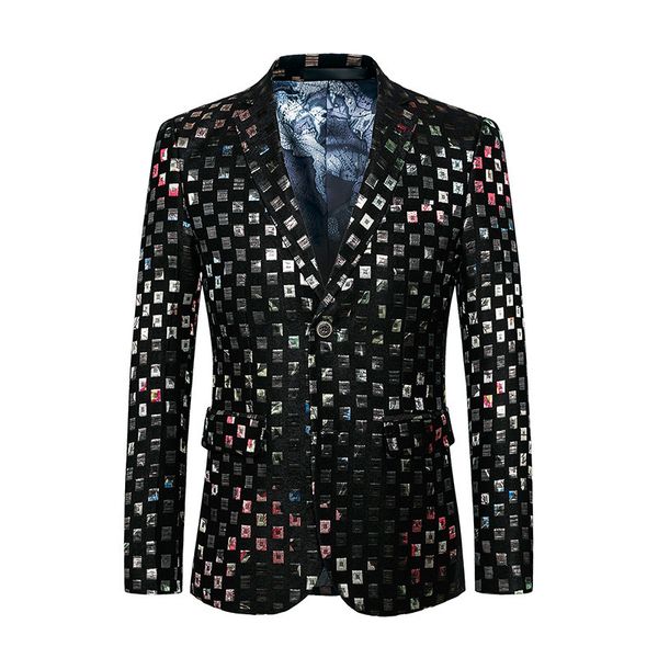 men's wear autumn and winter new pattern man trend leisure time full dress banquet host will code suit loose coat, White;black
men's wear autumn and winter new pattern man trend leisure time full dress banquet host will code suit loose coat, White;black