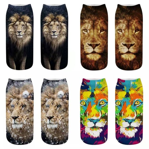 wholesale 3d print lion socks for men women designer cartoon printing lions head stretch white animal casual slipper socks gifts eur 35-44, Black;white 
wholesale 3d print lion socks for men women designer cartoon printing lions head stretch white animal casual slipper socks gifts eur 35-44, Black;white