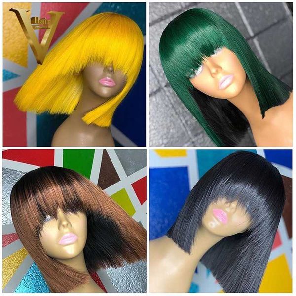 blonde pink bob wig with bangs 99j colored lace front human hair wigs for women brazilian remy 13x4 transparent lace wigs 130, Black;brown
blonde pink bob wig with bangs 99j colored lace front human hair wigs for women brazilian remy 13x4 transparent lace wigs 130, Black;brown