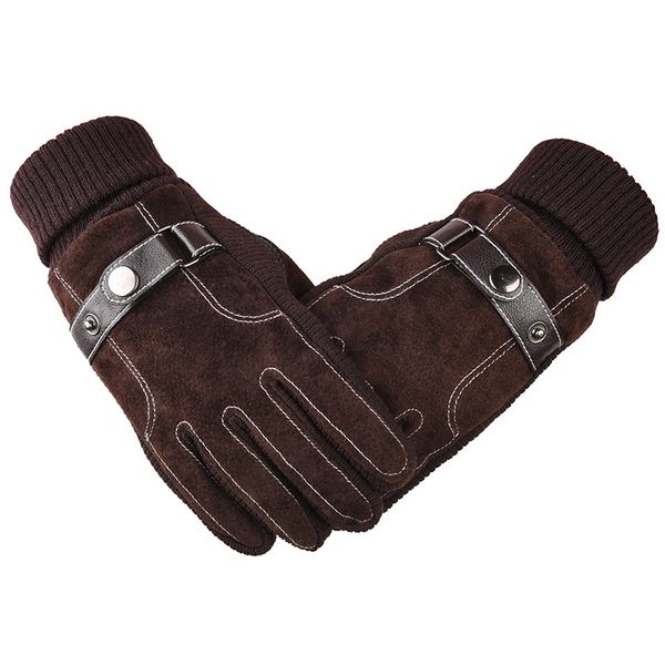 mens winter keep warm motorbike driving gloves brown/black screen touch thicken pigskin glove, Blue;gray
mens winter keep warm motorbike driving gloves brown/black screen touch thicken pigskin glove, Blue;gray