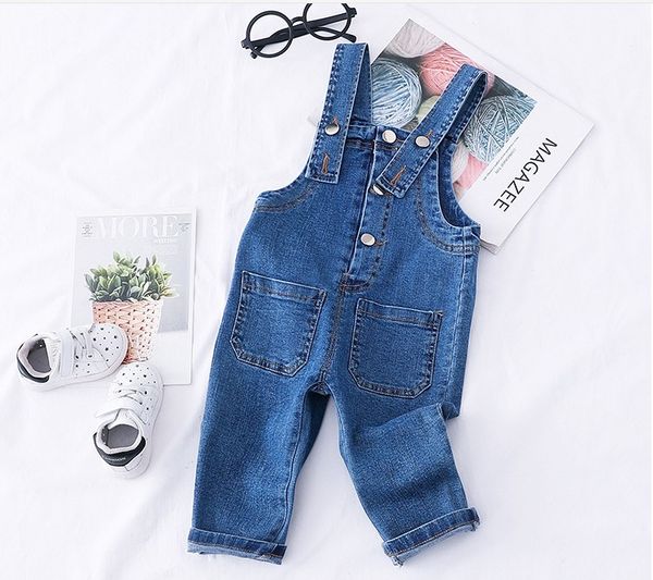 0-3y new 2019 spring boys girls denim overall 1pc baby boy bodyjump infant jeansl baby girl overall kids trousers, Blue
0-3y new 2019 spring boys girls denim overall 1pc baby boy bodyjump infant jeansl baby girl overall kids trousers, Blue