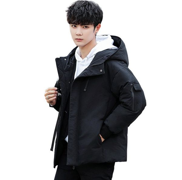 new men's white duck thick down jackets winter warmed hooded snow parkas male clothing outerwear down, Black
new men's white duck thick down jackets winter warmed hooded snow parkas male clothing outerwear down, Black