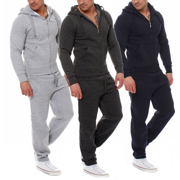 mens tracksuit autumn winter sweatshirt pants sets sports suit tracksuit with 4 colors asian size s-2xl, Gray
mens tracksuit autumn winter sweatshirt pants sets sports suit tracksuit with 4 colors asian size s-2xl, Gray