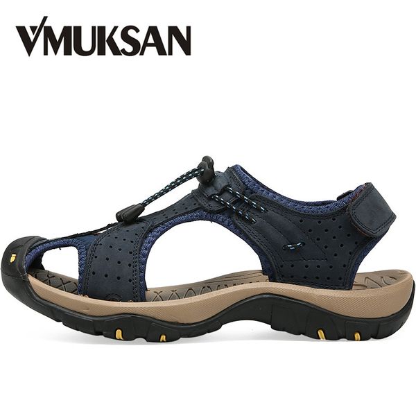 vmuksan 2019 new summer sandals men breathable split leather sandals man plus size fashion casual beach shoes mens, Black
vmuksan 2019 new summer sandals men breathable split leather sandals man plus size fashion casual beach shoes mens, Black