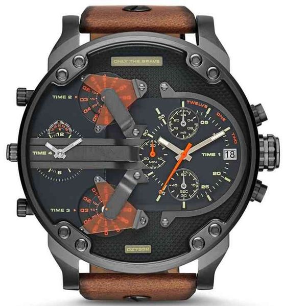 dz7311 dz7312 dz7314 dz4281 dz7333multi time zone watch montre military clock 55mm big dial dz leather steel watch men's sport quartz w, Slivery;brown
dz7311 dz7312 dz7314 dz4281 dz7333multi time zone watch montre military clock 55mm big dial dz leather steel watch men's sport quartz w, Slivery;brown