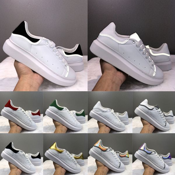 Cheap Reflective Casual Platform Shoes Womens Beautiful Balck White Golden Leather Falt Sneakers fashion luxury Men designer Shoes
Cheap Reflective Casual Platform Shoes Womens Beautiful Balck White Golden Leather Falt Sneakers fashion luxury Men designer Shoes