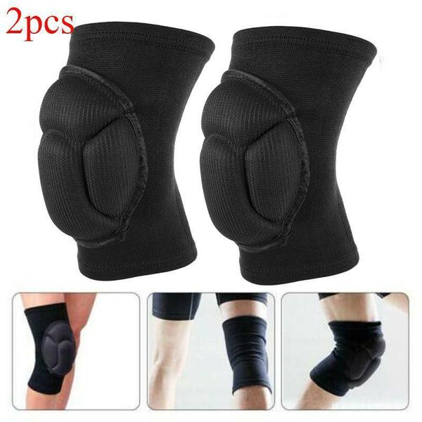 2pc knee pads kneepad knee brace support protector football volleyball sport pad, Black;gray
2pc knee pads kneepad knee brace support protector football volleyball sport pad, Black;gray