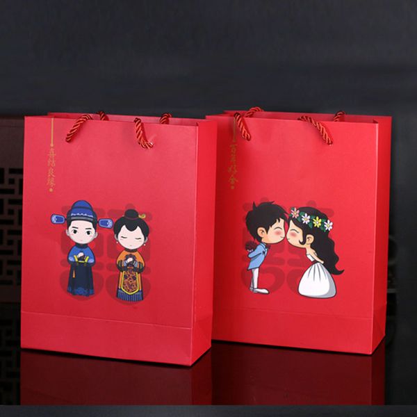 horizontal vertical design chinese traditional red double happiness gift bags wedding favor party present package bags with handle
horizontal vertical design chinese traditional red double happiness gift bags wedding favor party present package bags with handle
