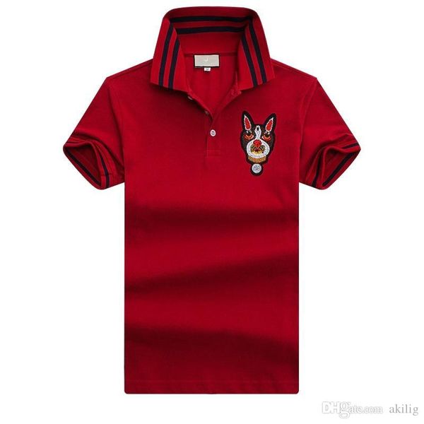 2020 new summer fashion mens designer t shirts casual short sleeve animal embroidery polo t-shirt 100% cotton solid size m-4xl, White;black
2020 new summer fashion mens designer t shirts casual short sleeve animal embroidery polo t-shirt 100% cotton solid size m-4xl, White;black