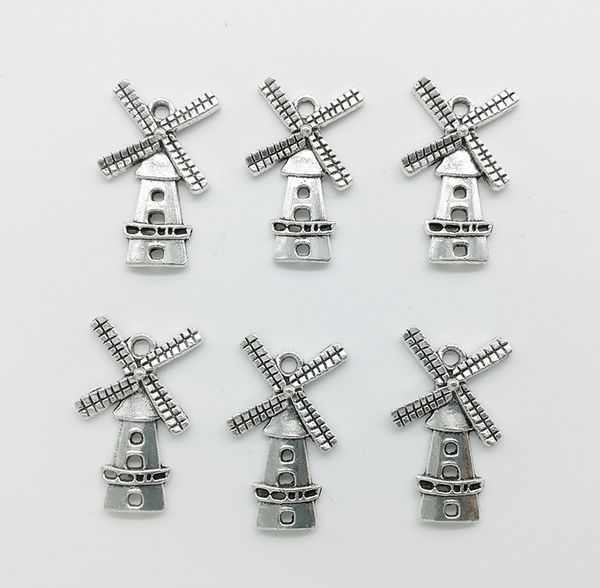 wholesale 50pcs/lot windmill charms pendants retro jewelry accessories diy antique silver pendant for bracelet earrings keychain 27*16mm, Bronze;silver
wholesale 50pcs/lot windmill charms pendants retro jewelry accessories diy antique silver pendant for bracelet earrings keychain 27*16mm, Bronze;silver