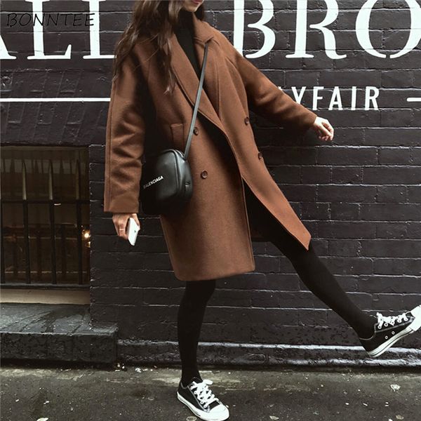 blends women winter thicker soft long double breasted coat womens elegant casual ladies trendy warm classic blend korean outwear, Black
blends women winter thicker soft long double breasted coat womens elegant casual ladies trendy warm classic blend korean outwear, Black