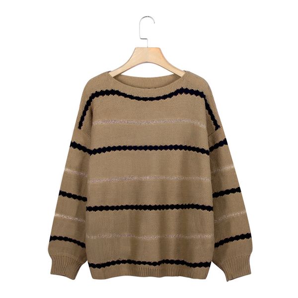 omchion ropa mujer 2020 autumn winter knitted pullover women sweaters casual jumper striped o-neck long sleeve sweater lsm47, White;black
omchion ropa mujer 2020 autumn winter knitted pullover women sweaters casual jumper striped o-neck long sleeve sweater lsm47, White;black