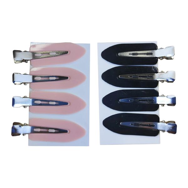 8 pieces leaf shape pro pin curls clips traceless clamps for face washing, Brown
8 pieces leaf shape pro pin curls clips traceless clamps for face washing, Brown