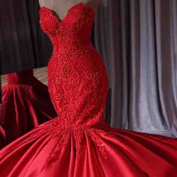 dark red lace satin mermaid wedding dresses 2020 sweetheart plus size sweep train bridal party gowns vestidos de novia cheap, White
dark red lace satin mermaid wedding dresses 2020 sweetheart plus size sweep train bridal party gowns vestidos de novia cheap, White