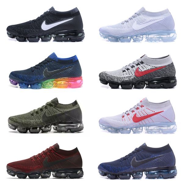 Высокое качество 2018 Nike Air VaporMax Flyknit 1.0 кроссовки V1 Прочный TN Plus Sports Мужской обуви об
Высокое качество 2018 Nike Air VaporMax Flyknit 1.0 кроссовки V1 Прочный TN Plus Sports Мужской обуви об
