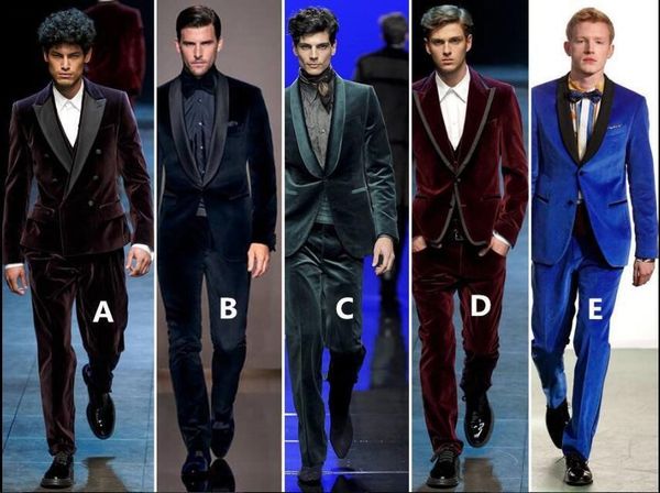 one button groomsmen velveteen groom tuxedos men suits wedding/prom man blazer ( jacket+pants+tie) 033, Black;gray
one button groomsmen velveteen groom tuxedos men suits wedding/prom man blazer ( jacket+pants+tie) 033, Black;gray