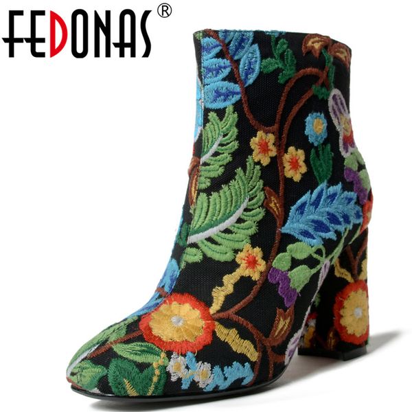 fedonas 1fashion women ankle boots autumn winter warm high heels shoes woman round toe embroider elegant basic boots, Black
fedonas 1fashion women ankle boots autumn winter warm high heels shoes woman round toe embroider elegant basic boots, Black