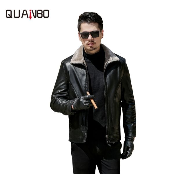 new arrival men winter warm fleece solid thick coat fashion turn-down collar casual leather jacket cuero de invierno, Black
new arrival men winter warm fleece solid thick coat fashion turn-down collar casual leather jacket cuero de invierno, Black
