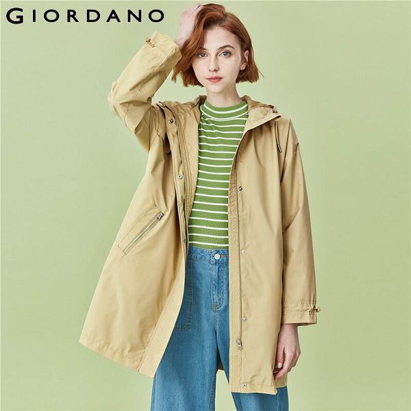 giordano women jackets windproof hooded long coats women zip front polyester durable solid jaqueta feminina 05370720, Tan;black
giordano women jackets windproof hooded long coats women zip front polyester durable solid jaqueta feminina 05370720, Tan;black