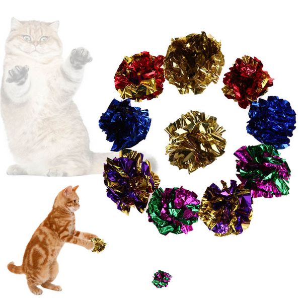 multicolor cat toy paper ball cat toy sound interactive product pet supplies ball 5 / 10pcs
multicolor cat toy paper ball cat toy sound interactive product pet supplies ball 5 / 10pcs