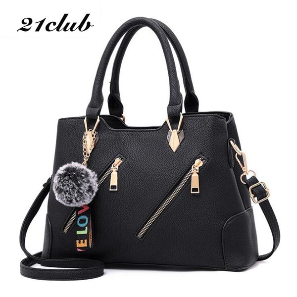 21club brand large capacity fashion zipper solid color ladies tote shopping office purse fashion women messenger female handbags
21club brand large capacity fashion zipper solid color ladies tote shopping office purse fashion women messenger female handbags