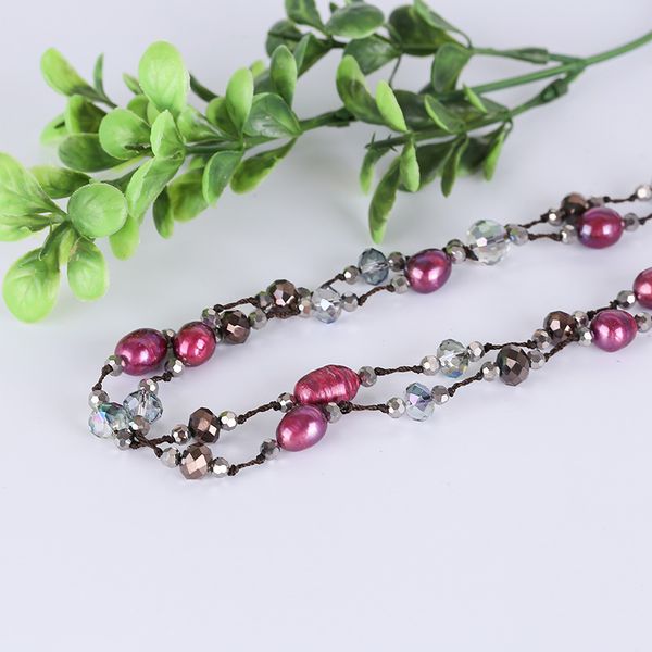 baroque natural shaped pearl female sweater chain long necklace simple personality accessories freshwater non-nuclear pearls, Silver
baroque natural shaped pearl female sweater chain long necklace simple personality accessories freshwater non-nuclear pearls, Silver