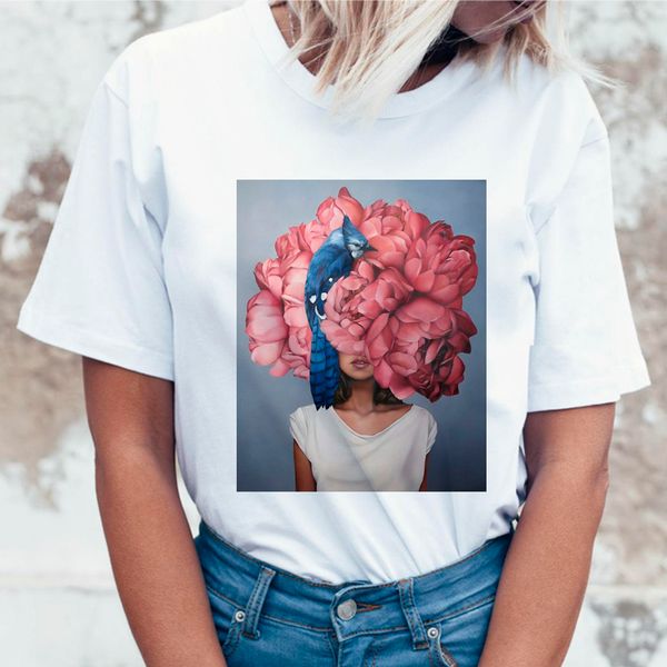 new harajuku aesthetics tshirt flowers feather print short sleeve & tees fashion casual couple t shirt, White
new harajuku aesthetics tshirt flowers feather print short sleeve & tees fashion casual couple t shirt, White