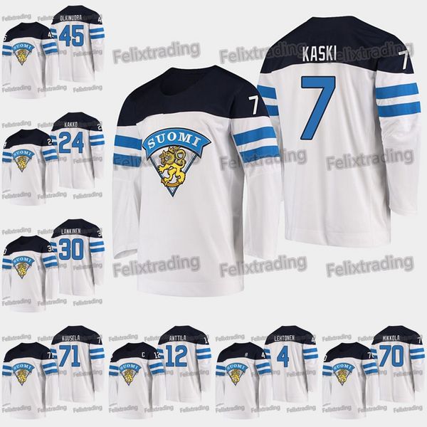 7 Oliwer Kaski 2019 IIHF World Championship Jussi Olkinuora Mikko Lehtonen Marko Anttila Kristian Kuusela Kaapo Kakko Kevin Lankinen Jerseys
7 Oliwer Kaski 2019 IIHF World Championship Jussi Olkinuora Mikko Lehtonen Marko Anttila Kristian Kuusela Kaapo Kakko Kevin Lankinen Jerseys